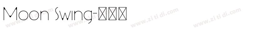 Moon Swing字体转换